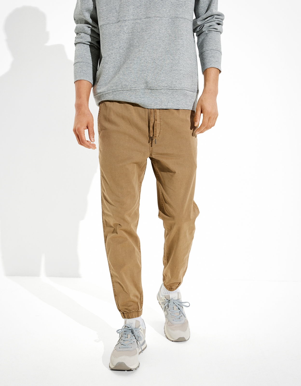 Ae khaki joggers discount
