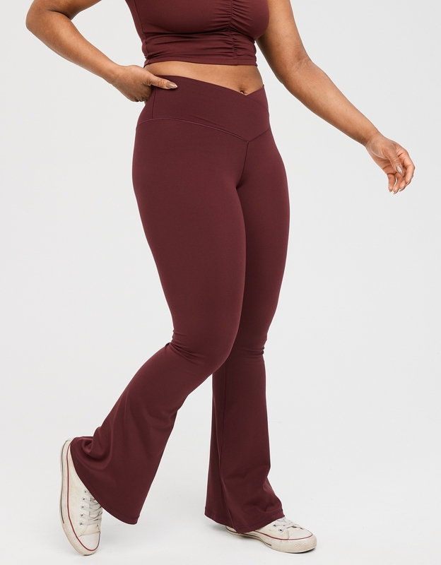 OFFLINE By Aerie Real Me Xtra Hold Up! Flare Legging, 53% OFF