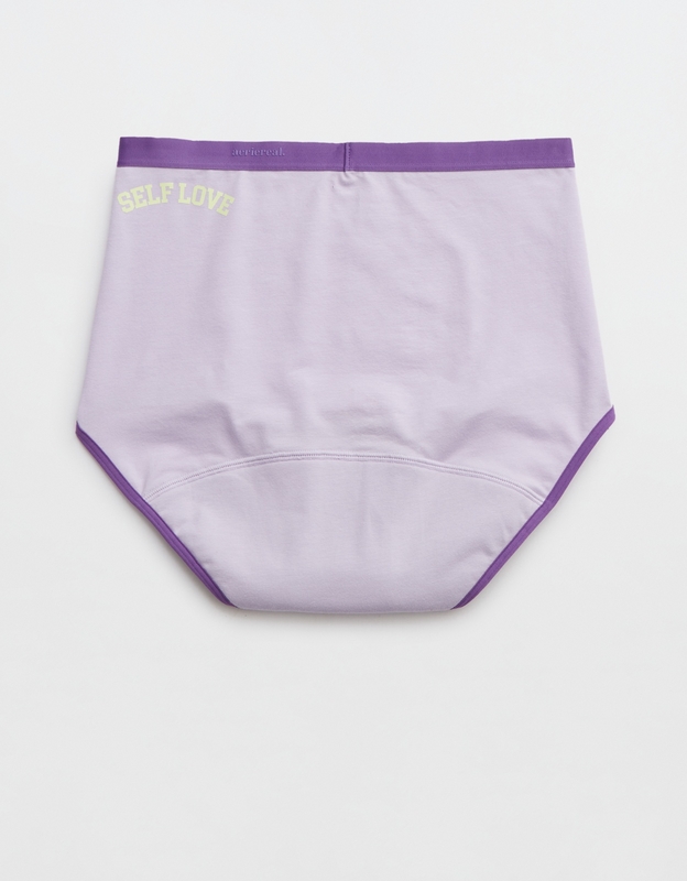 Shop AerieREAL Period™ High Rise Boybrief Underwear online
